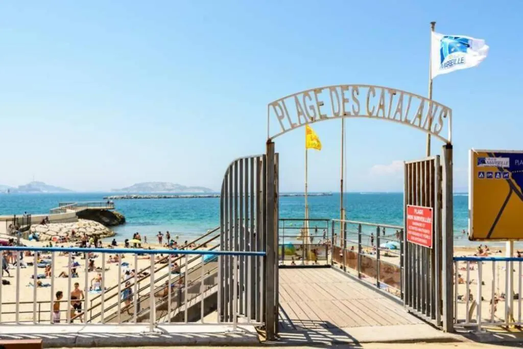 T2 Plage Catalans-Vieux Port Marseille